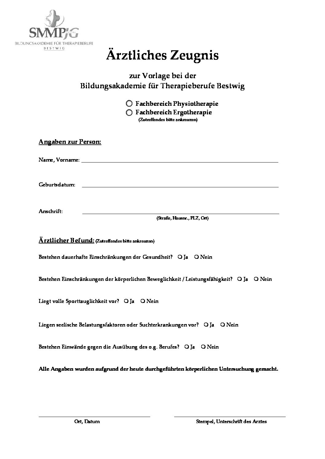 Bewerbung › Bildungsakademie für Therapieberufe